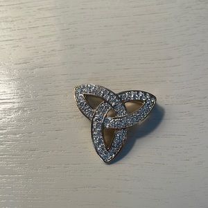 Trinity Knot Brooch-Crystal Collection by Tara